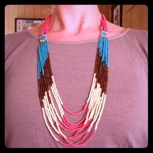 Seed bead necklace